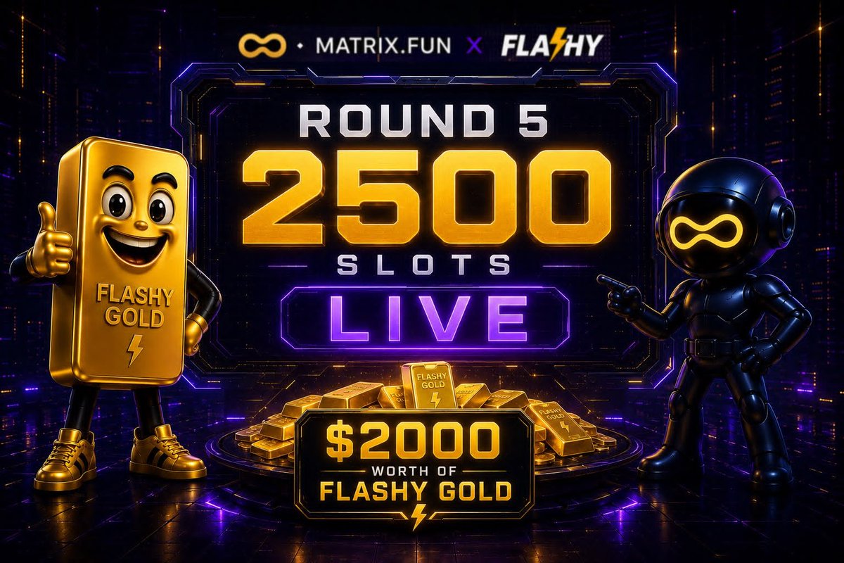 matrixdotfun's tweet photo. Gold Rush Round 5 is now open on Matrix!

From Monday-Friday, new prediction rounds open every hour (2500 spots)

Correct predictions earn more score

More score means a bigger pro-rata share of FLASHY Gold Points

$100,000 campaign is live

Join now ↓
https://t.co/5MSUptl6yI https://t.co/QJwzbzOlOv