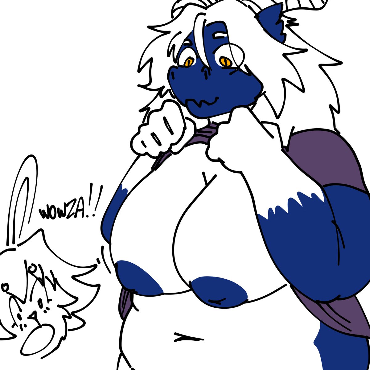 APPLTREENSFW's tweet photo. Quick dragon boobs sketch
#furryart #nsfw #boobs https://t.co/fSZkxgD8jh