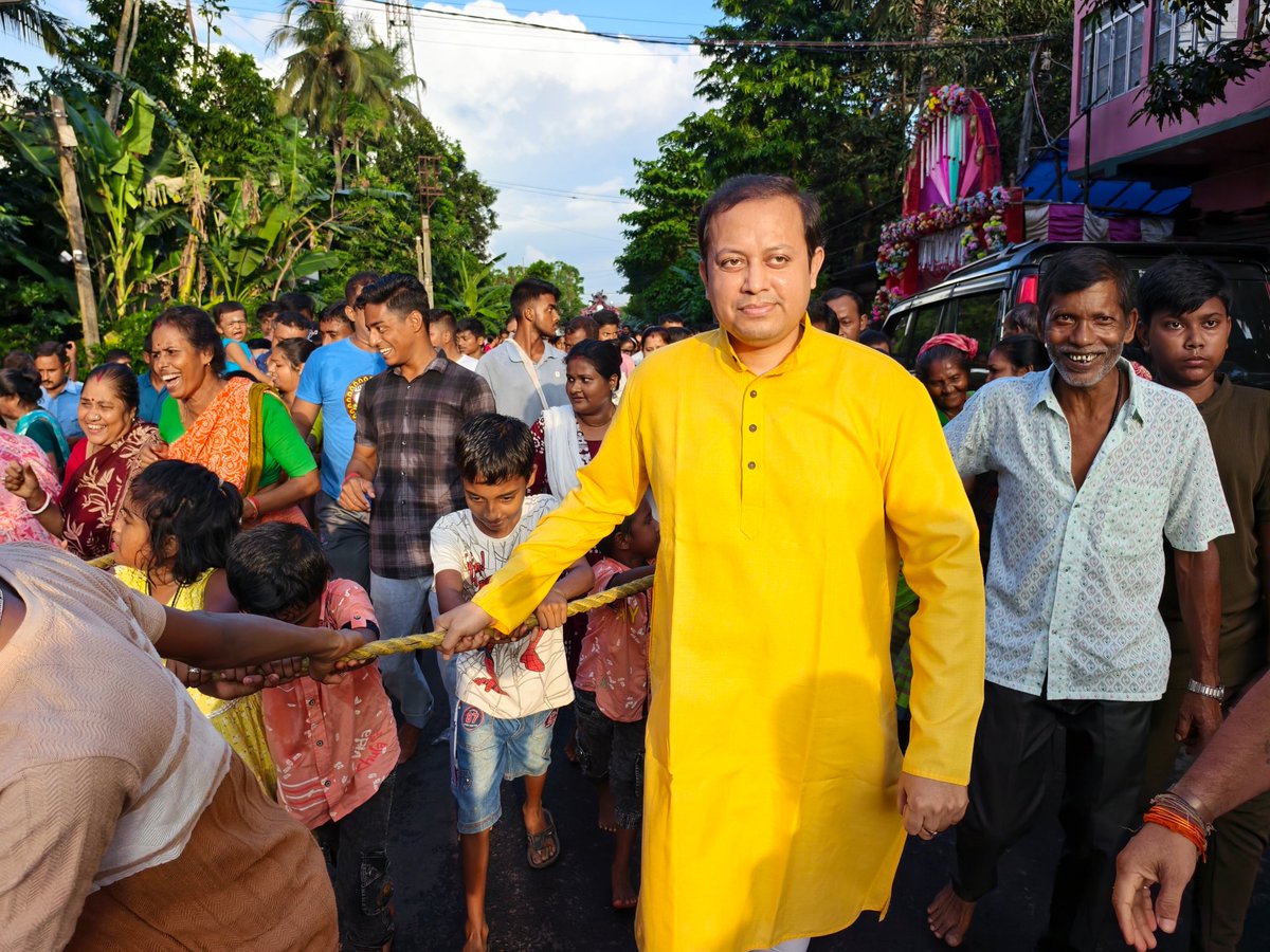 BjpScMorchaWB's tweet photo. বাদুড়িয়া শুভ রথযাত্রায় উপস্থিত আছেন @BJPSCMorcha প্রাক্তন রাজ্য সভাপতি এবং জননেতা @DrSudipDas https://t.co/7x2SfADx76