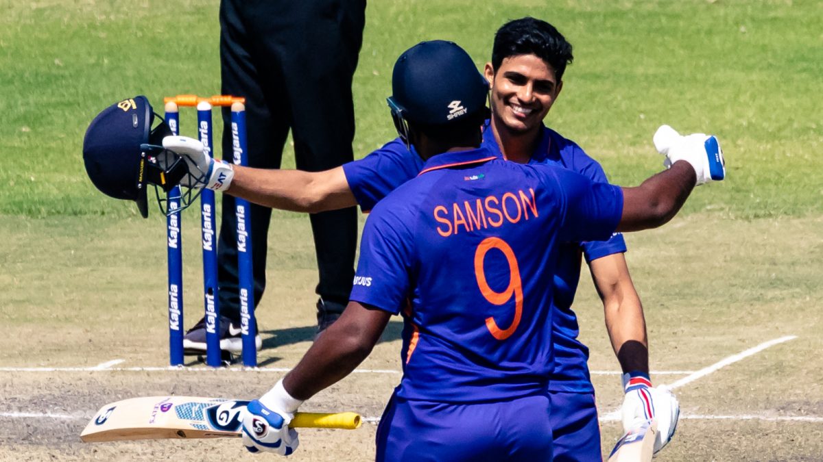 mrstranger005's tweet photo. Highest ODI Average 
Gill - 62
Sanju - 58 

My preferred opening pair for the 2027 ODI World Cup is Sanju Samson and Shubman Gill. https://t.co/g5PToddc50