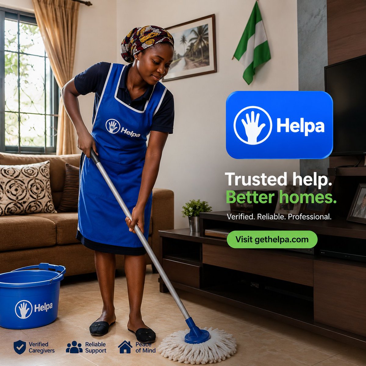 Gethelpa12's tweet photo. Finding trusted help shouldn't be stressful.
At Helpa, we connect families with verified caregivers and domestic staff who are screened to give you greater peace of mind.
Your loved ones deserve reliable care.
Visit https://t.co/RDZjI503GU today.
#Helpa #Caregiving #DomesticHelp https://t.co/xvsxwrDaqC