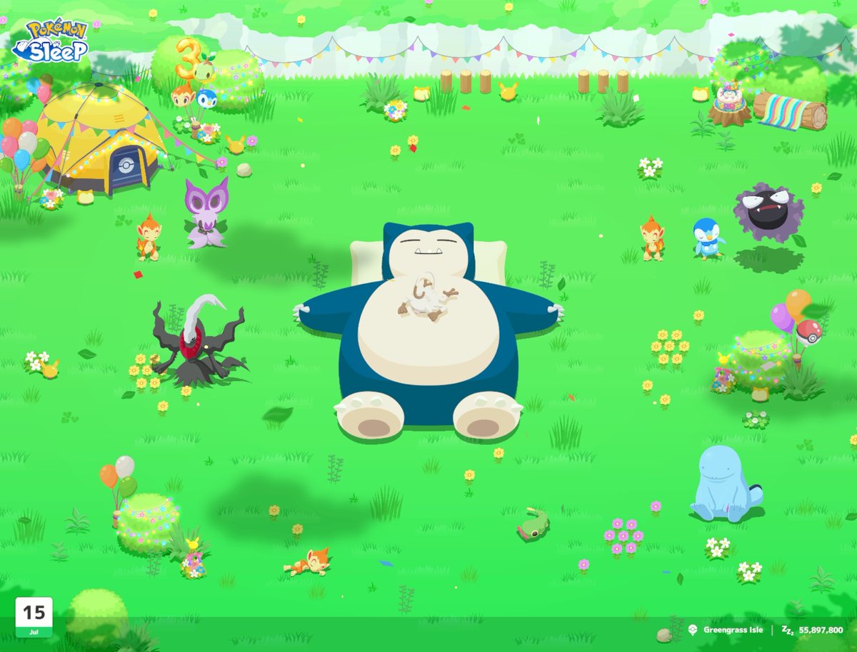 KemonoBrownie's tweet photo. #PokemonSleep3rd
Lotta monkey business goin on this morning 🐒 https://t.co/Y8CUlQY5zt