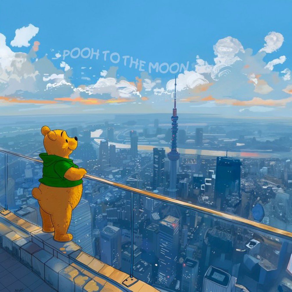POOHROBINHOOD's tweet photo. Optimistic bear. 

$POOH CODED. https://t.co/i08pZ9XgWR