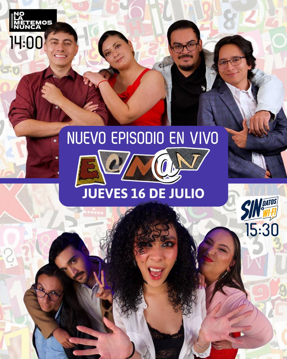 elcomerciocom's tweet photo. ⟫ https://t.co/wv7mFCFurq | 🥳 ¡Jueves de EC MAN! Nos vamos con todo por la Final del Mundial en un 'intento de análisis deportivo' 🙃
📱 Únete en YouTube de El Comercio y Radio Platinum y déjanos tu pronóstico.
#ECMan #FinalMundial https://t.co/6uW2YhmbBC