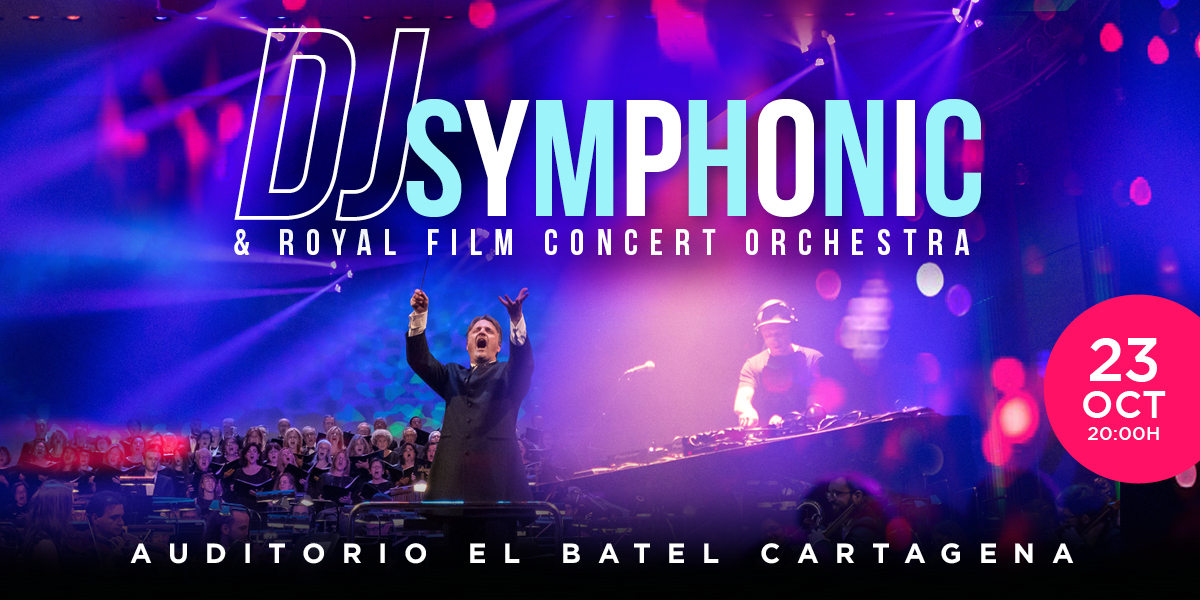 El_Batel's tweet photo. ⚡ 𝐃𝐉 𝐒𝐲𝐦𝐩𝐡𝐨𝐧𝐢𝐜 &amp; 𝐑𝐨𝐲𝐚𝐥 𝐅𝐢𝐥𝐦 𝐂𝐨𝐧𝐜𝐞𝐫𝐭 𝐎𝐫𝐜𝐡𝐞𝐬𝐭𝐫𝐚. Vive una fascinante combinación de orquesta sinfónica y DJ, que interpretarán temas de Coldplay, Daft Punk o Pont Aeri. 
🟠23 OCTUBRE
https://t.co/qgcD7QgPH8
#Cartagena https://t.co/1TpBucATaj