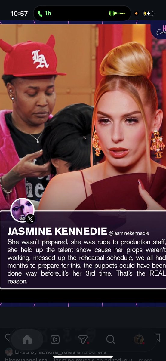 A_doubleC_D's tweet photo. Miss @jasmine you are a LIAR just cause u wanted to be a bully and can’t handle the backlash, don’t u dare try to lie and say I was rude to production. Little girl u are a tv bully any other time U knew this day was coming anyway which is why u sent a bs apology prior fake ass https://t.co/I5xYrI8fSA