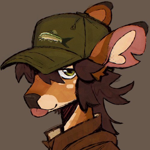 35friedhamsters's tweet photo. Trout hat? Hell yeah 
#icon #furry #deer https://t.co/5NupyxpDvG