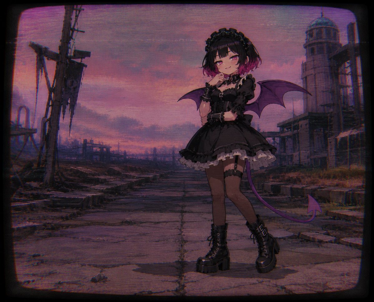 Taro_Dravenox's tweet photo. 1980s anime VHS style Lythria, text based. #lythxai https://t.co/MnBgCofXOa
