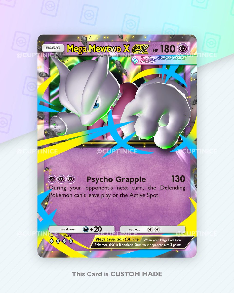 Cuptinice's tweet photo. FULLY CUSTOM Mega Mewtwo X EX                  

#PokemonTCGPocket #PokemonTCGP #PTCP https://t.co/Cp5fldCZEN