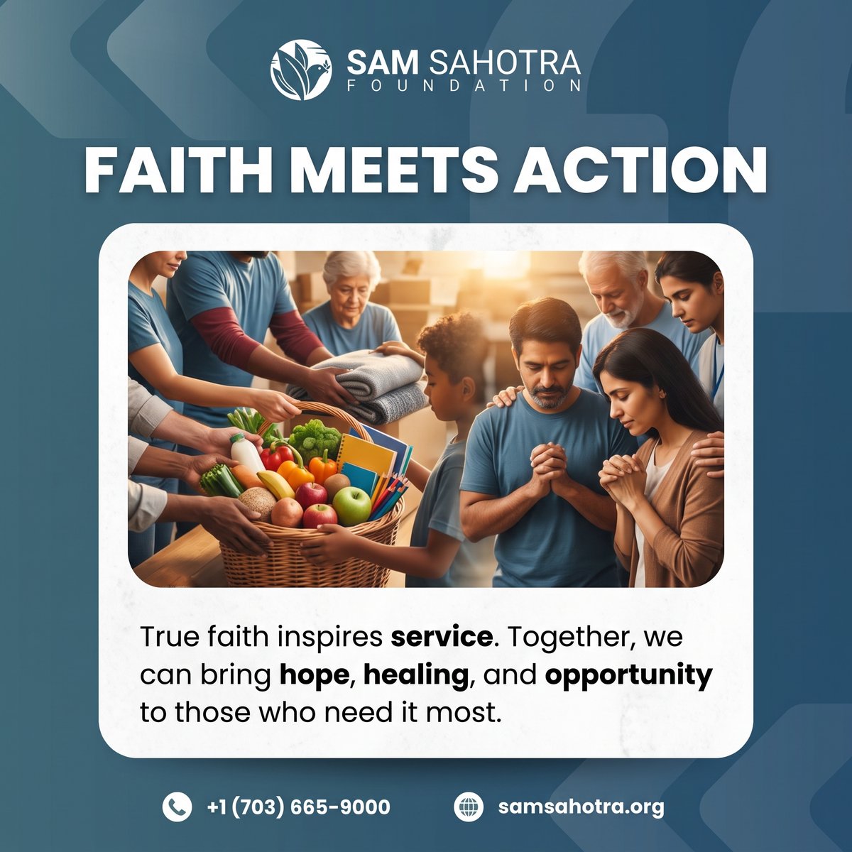 ssfworldwide's tweet photo. Compassion meets action.

Through food, essential supplies, education, and community support, every act of service can bring hope and opportunity to people in need. #SamSahotraFoundation turns kindness into meaningful assistance.
.

.

.

#CompassionInAction #CommunityService https://t.co/nVj5Dtb9iW
