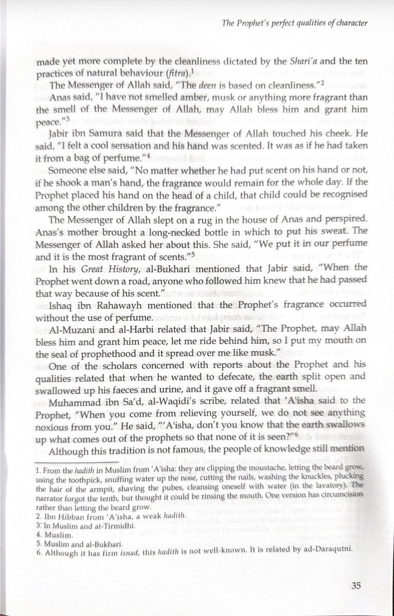 taab_e_sukhan's tweet photo. 7/16/2026

Ash-Shifā | Pages 35–38

These pages highlight the extraordinary qualities Allah granted His Beloved ﷺ: his perfect cleanliness, natural fragrance, and physical purity, alongside his unmatched intellect, wisdom, eloquence, perception, and strength.

Qadi Iyad emphasizes that the Prophet ﷺ combined flawless character with exceptional physical and intellectual gifts. These are signs of Allah’s special favor upon the Seal of the Prophets ﷺ
