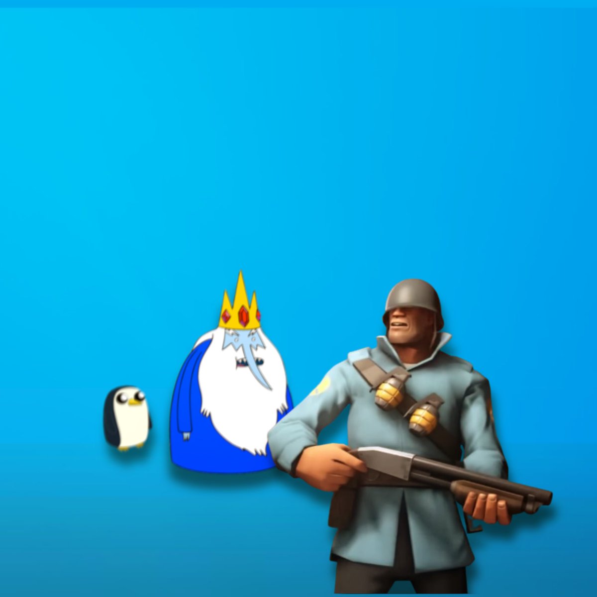 IceWizardOfOoo's tweet photo. Well, i’m The Ice King! You’re blue, i’m blue. We’re like brothers! https://t.co/Zpay7YB8qI