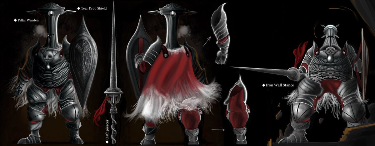 hunney_beee's tweet photo. Pillar Warden Set #conceptart #artwork https://t.co/2yojok1krc