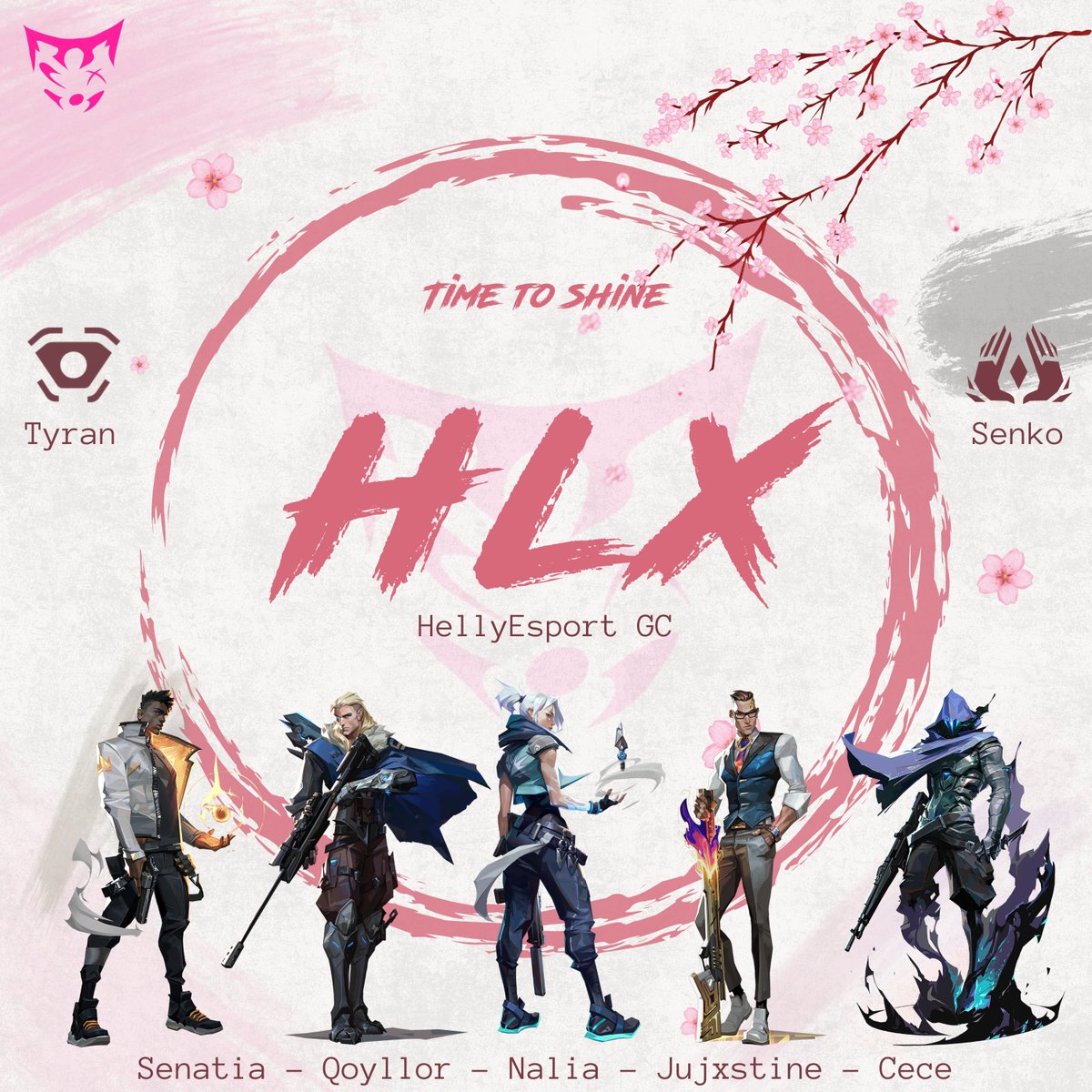 HLX_esport's tweet photo. Vous l'attendiez ? Alors le voici !

Notre rooster Valorant GC est prêt à vous éblouir ! 

- @n0anschornoz CAPITAINE
- @Qoyllorr IGL
- @cecevyyyyyy 
- @Senatiaaa 
- @Jujxstine 

Coach et Manager @Senko898 &amp; @Tyran_off 

RDV bientôt... https://t.co/kgtVjCFjJM