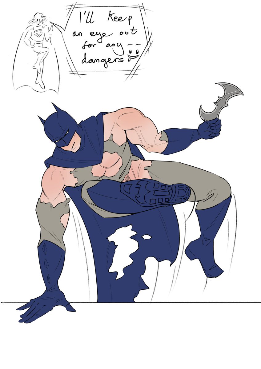 GhostGhost27064's tweet photo. Some kind of suit melting thing got him in all the wrong (right) places https://t.co/TVEr4p4f9H