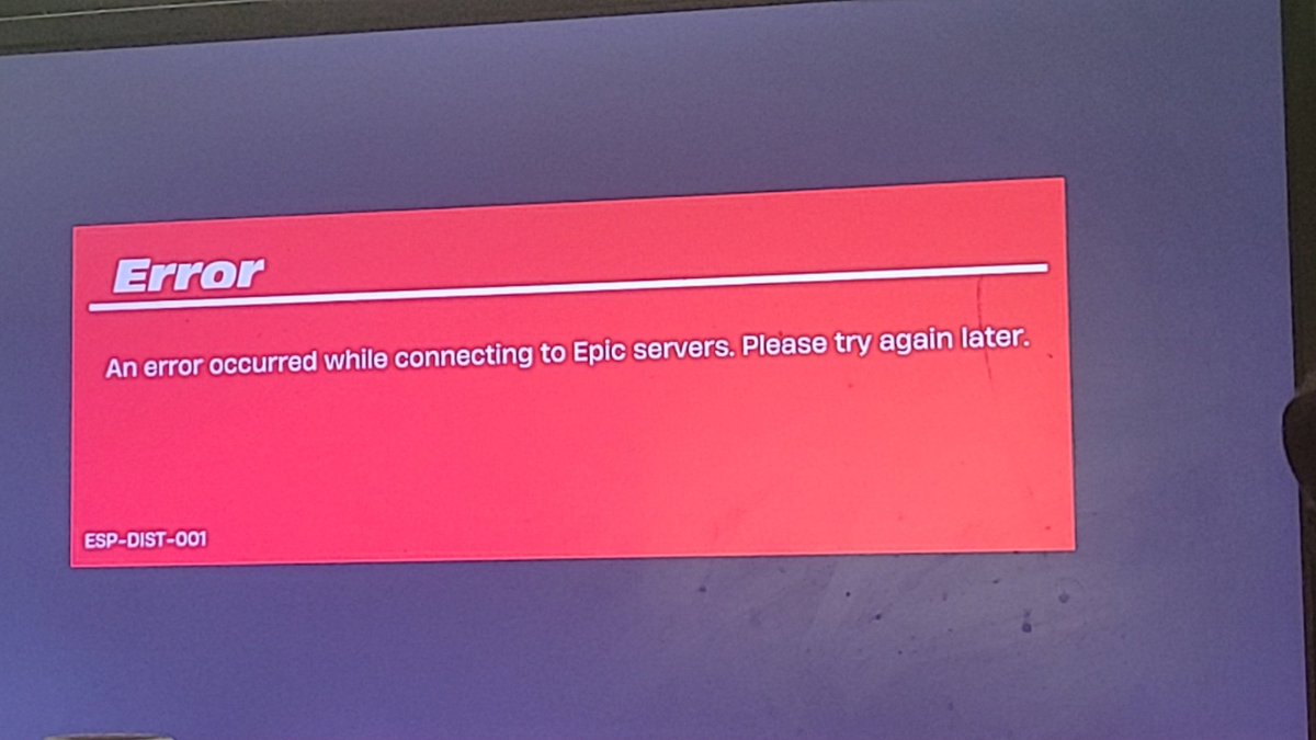 DrugVicodin's tweet photo. @FortniteStatus @FortniteStatus  I was sprite hunting, found two new ones and my game froze (kind of? I could spin my character but that's all) and now I get this after I closed the game 🥲 https://t.co/swINnemgS0