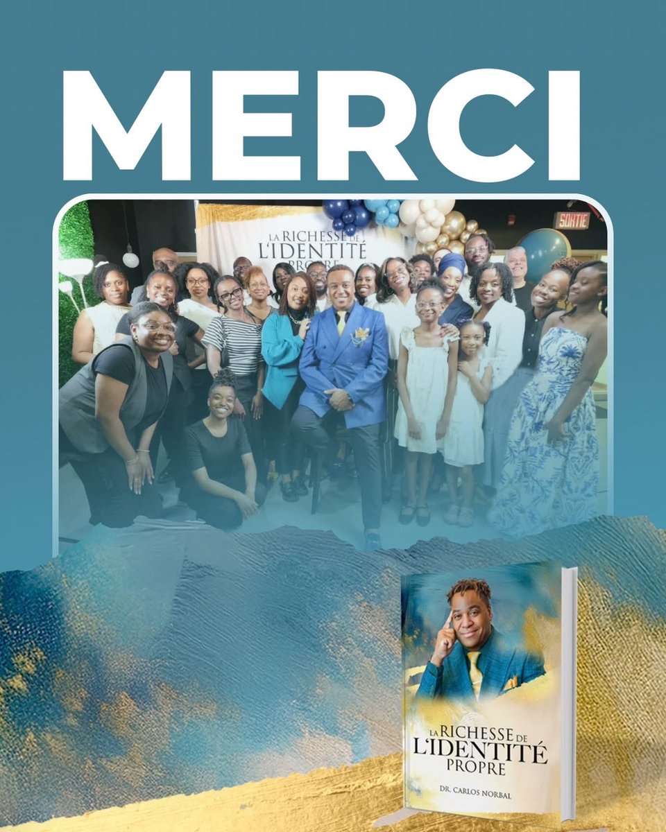 DrNorbal's tweet photo. C’est avec un coeur inondé de gratitude que je remercie les membres de nos 2 communautés, soit Ekklesia Nouvelle Création Montréal Ekklesia Nouvelle Création et Nouvelle Création Brownsburg-Chatham Ekklesia Nouvelle Création Brownsburg-Chatham pour leur appui continuel, leurs prière et leur amour. Ils sont tous un élément intégral au succès de ce premier ouvrage littéraire que j’ai eu le privilège de réaliser!   

Le soir du lancement du livre, la richesse de l’identité propre, il nous restait quelques personnes sur place vers la fin de la soirée. On a donc saisi l’occasion pour immortaliser ce moment!

N’hésitez pas à vous procurer votre exemplaire de La Richesse de l’identité propre! 

Il est disponible en formats physique, numérique ou audio directement sur :
https://t.co/4VjQ0hTNZs