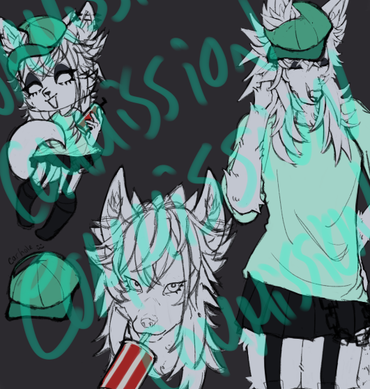 VielinaRose's tweet photo. Freebie comm for my friend <3 First time doing furry designs #art #artmoots #artistic #digitalart #furry #furryart #furrycommissions #clipstudio #smallartists #WIP #charactersheet https://t.co/FSBDp0XUAk