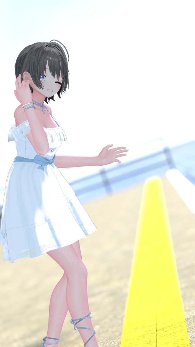 nan4_ichi5's tweet photo. 熱い青の似合う彼女 https://t.co/otODmTnpXh