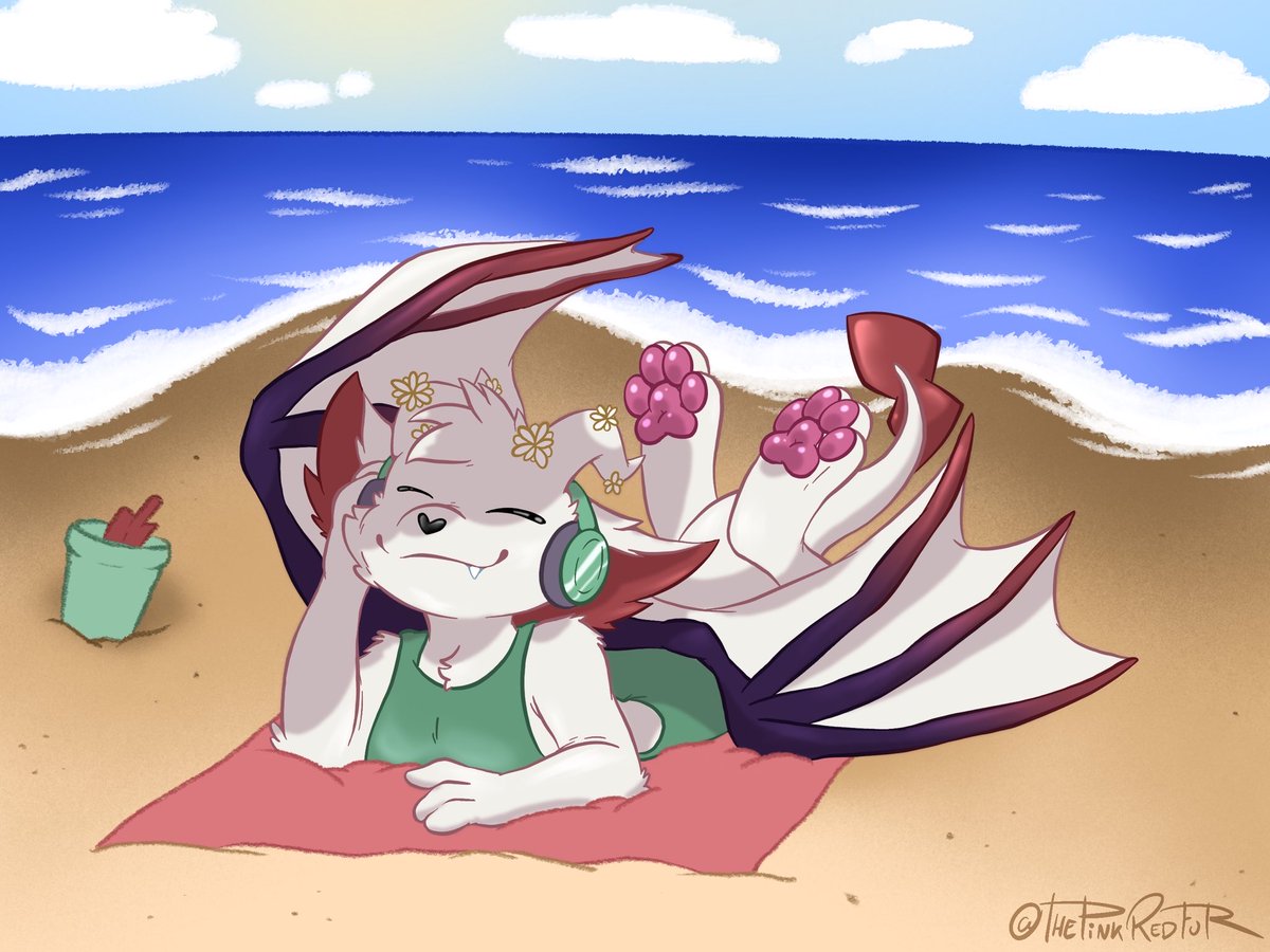 ThePinkRedFur's tweet photo. No one is enjoying the summer as much as this little critter!
Patreon reward this month for @NonooPrime https://t.co/6i11eqVNnZ