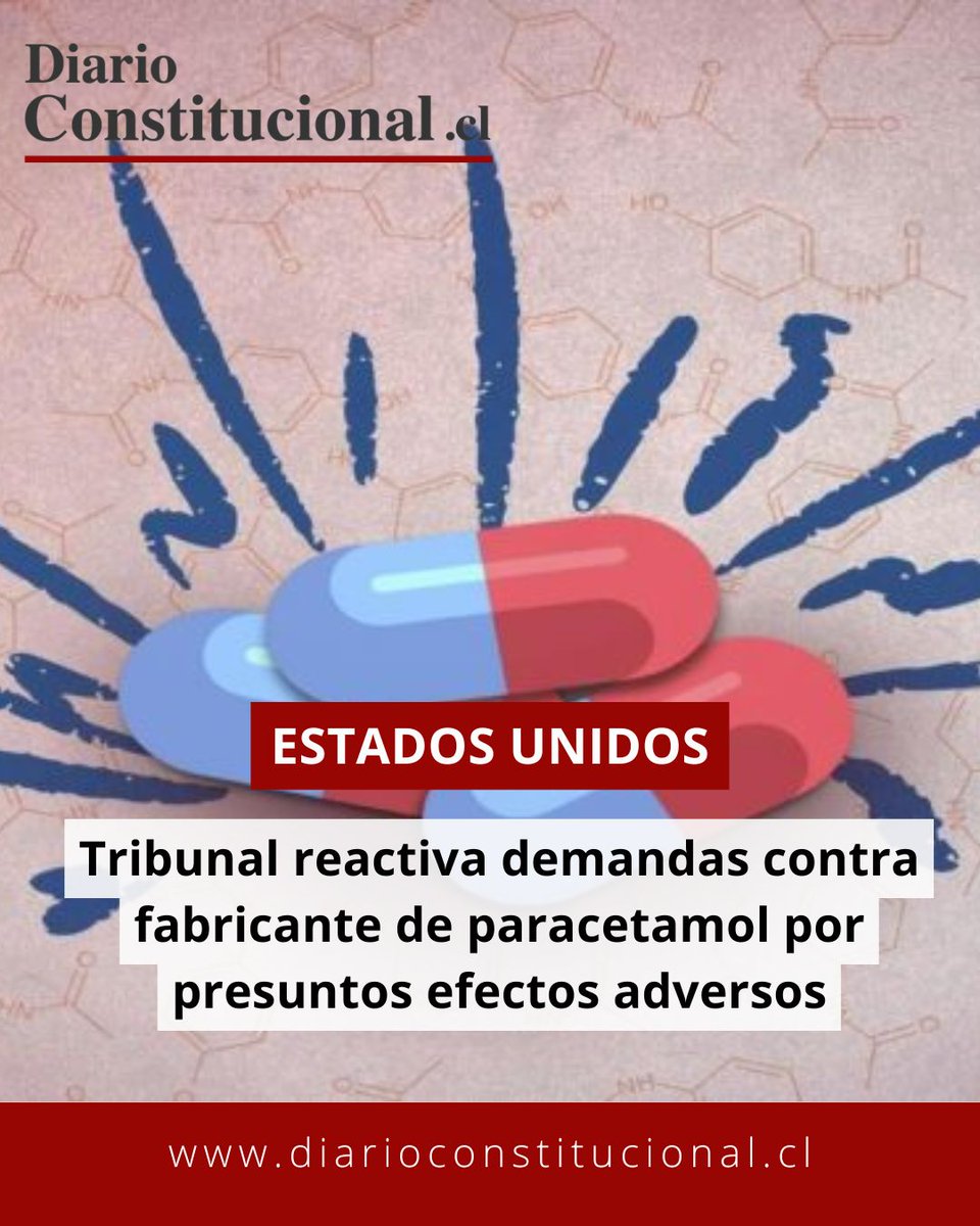 DiarioConst's tweet photo. ⚖️ ¿Puede un fabricante responder por los presuntos efectos del paracetamol durante el embarazo?
Un tribunal de EE.UU. reactivó las demandas y permitió que los casos continúen.
🔗 Más en:
https://t.co/RdF3v2jQ87
#Paracetamol https://t.co/VRnhi7RUNI