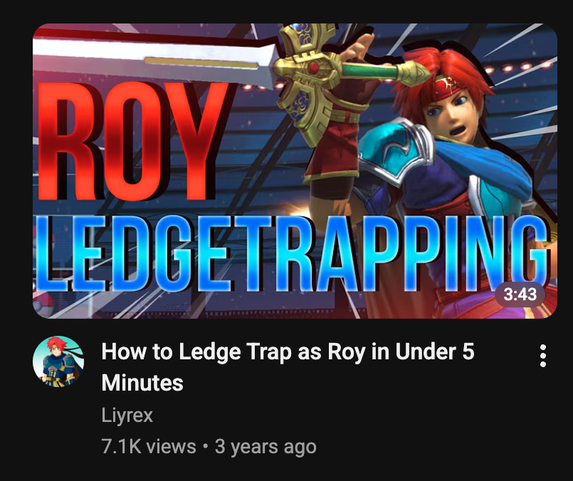 khamisjr_'s tweet photo. yeah i bet it does take less than 4 minutes to master roy ledge trapping https://t.co/0W5pP0oqz3