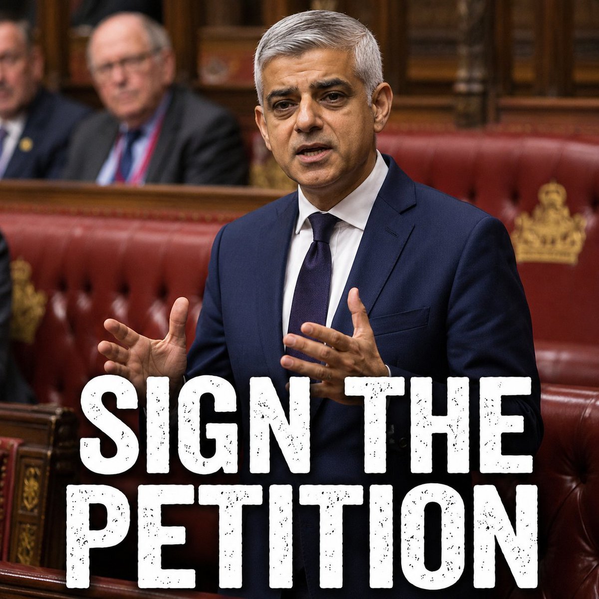 BFirstParty's tweet photo. PETITION: Mayor of London Sadiq Khan does NOT deserve a seat in the House of Lords!

➡️ https://t.co/5AyVK54P5b https://t.co/R2Yd63JzQt