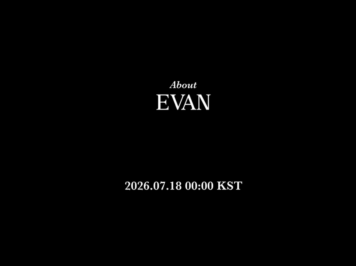 TheePopCore's tweet photo. EVAN announces his upcoming debut documentary 'About EVAN.' 

— Out July 18th. https://t.co/9gjd6wi3j9