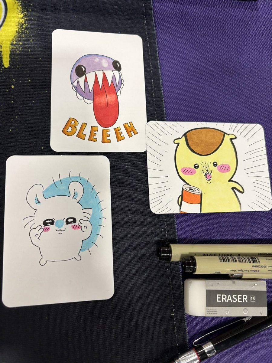 _PuddingLord_'s tweet photo. Silly convention doodles 
#TADCㅤ #chiikawa https://t.co/sjCbbwTbsV
