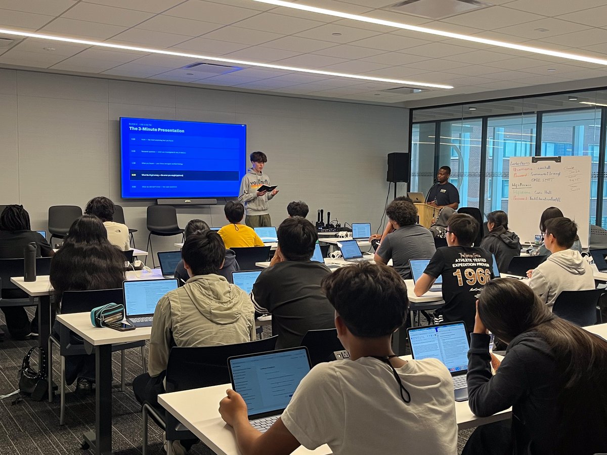 CivicHall's tweet photo. AI is rapidly changing how we learn and work. Civic Hall's Summer STEM &amp; Innovation Camp is helping NYC students get hands-on with the tools driving that change.

Happy #AIAppreciationDay from all of us! https://t.co/g9VMhQOjwV