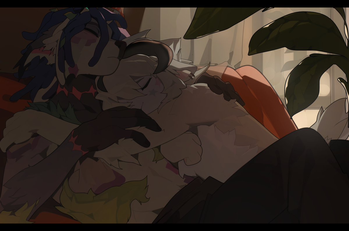AyvisWool's tweet photo. After a Long Night Out (🎨 - betelgeuse / delt.a)

Gotta love some cuddles between Ayvis🐑 and Mary🍄 https://t.co/jmcQXHeeeD