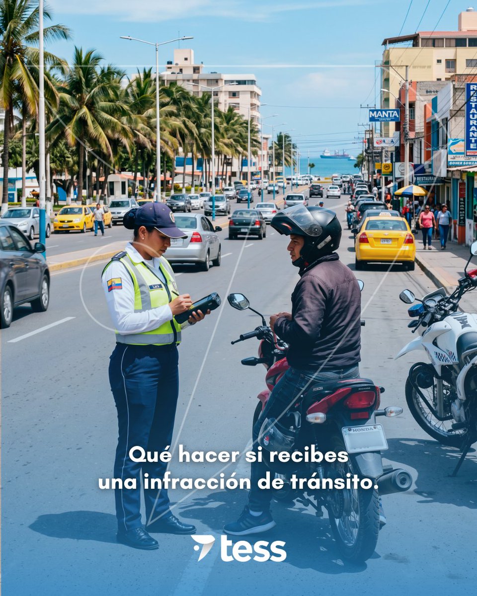 somostess's tweet photo. 🧵¿Te detuvieron? Mantén la calma.

👮‍♂️ Si recibes una infracción, primero verifica que tus datos estén actualizados en la Agencia Nacional de Tránsito.

Si no lo están, acude a la ANT o a la Dirección Municipal de Tránsito de Manta.

#SomosTESS #TránsitoManta https://t.co/7M00WlAc54