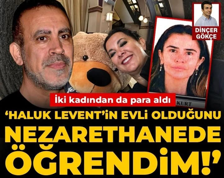 Bandral11's tweet photo. Haluk Levent, 8 yıl önce İsviçre'de şirketi olan Nurdan Eriş ile evlendi.
Eriş, satışını yaptığı şirketin parasını Levent'e verdi.
Levent, uzun yıllar ABD'de çalışan Sevda Kurt'a da evlilik vaadinde bulundu.
Kurt, Levent'e verdiği 90 milyon lirayı alamadığını söyledi.
Kurt, "Haluk Levent'in evli olduğunu 2-3 gün önce nezarethanede öğrendim" dedi.
Nurdan Eriş tutuklandı; Sevda Kurt adli kontrol şartı ile serbest kaldı.
Haber: Dinçer Gökçe
Halk TV