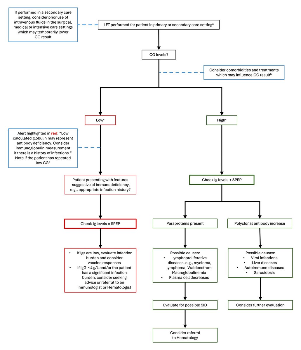 jhumimmunity's tweet photo. New review by Jolles et al. considers the utility of calculated globulin as an unbiased & inexpensive screening tool for #immunodeficiency. The benefits and practicalities of its clinical implementation and current challenges and limitations are discussed. https://t.co/xylkxLtf56 https://t.co/3UNdbwydO4