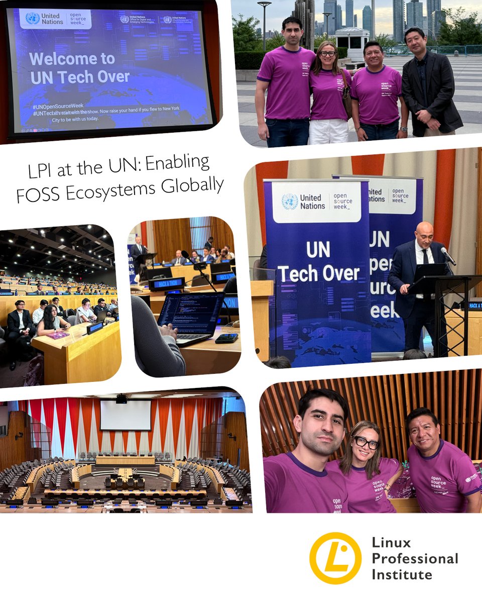 LPIConnect's tweet photo. LPI participated in the #UNTechOverHackathon, the opening event of #UNOpenSourceWeek 2026, as a co-organizer and sponsor. 🌍🐧
Read Elzbieta Godlewska’s recap of the event 👇
https://t.co/CI7ug4JKHq
@UN #LPI #opensource #OSPOsForGood #Linux #FOSS https://t.co/7yA5L9Y6Wd
