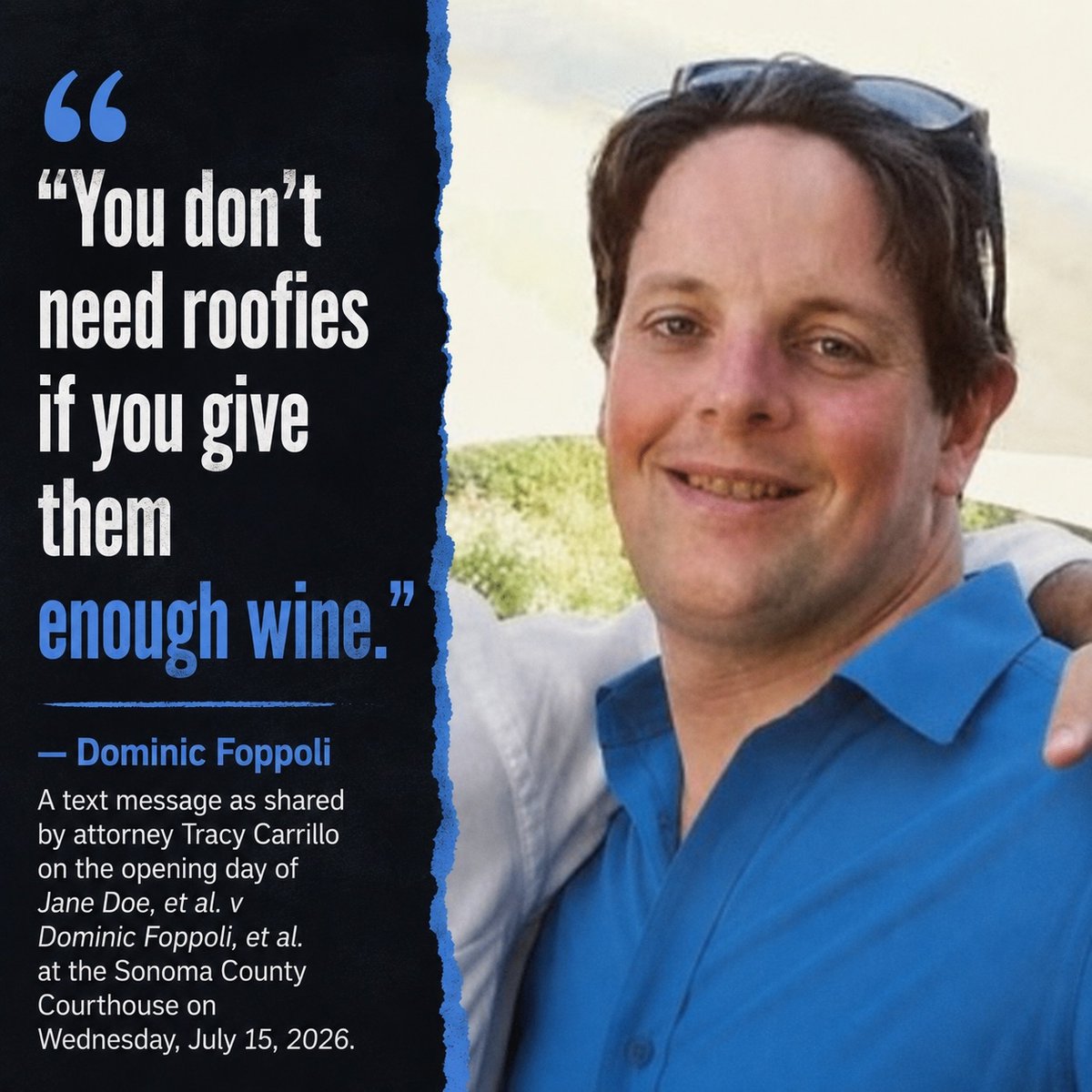 Sarah_Stierch's tweet photo. Made two social receipts for the Dominic Foppoli case! Please share and reuse. #Sonoma #Crime #SexualAssault https://t.co/mZp6LxZsID