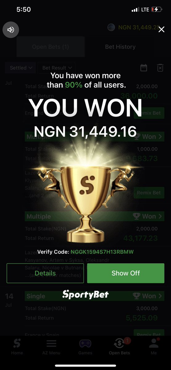 mary_smith045's tweet photo. @FoluboiNg @FoluboiNg I have too cash out 1 because the last game nah same I no won loose 2 Thanks https://t.co/D8nGH8wJOS