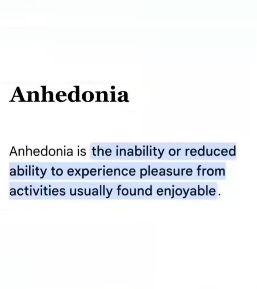 Liminal1988's tweet photo. Anhedonia https://t.co/EIJANVG4tr