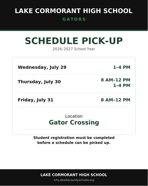 LCHSGators's tweet photo. LCHS 2026-27 Schedule Information @LCHSGators #TeamDCS https://t.co/Fgk1rpxs8j
