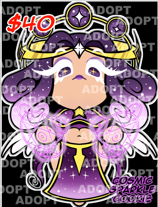 YungCreateArt's tweet photo. Cosmic Sparkle Cookie is the last Cookie Gal left for anyone who wants her. https://t.co/StOJGgUT1H
