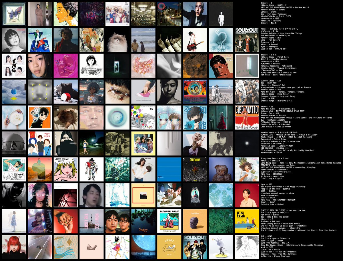 KataConor's tweet photo. Today is Thursday, July 16, 2026

These are my top 100 Japanese albums of all time

IN ORDER https://t.co/JmRxeoKZkY