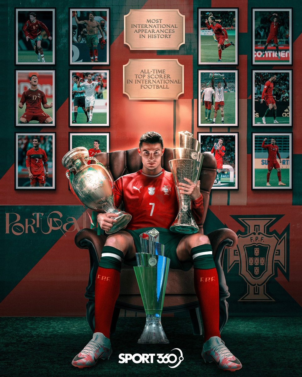 TimelineCR7's tweet photo. Cristiano Ronado became the greatest international goal scorer playing with a mediocre team for 23 years.

Put some respect on his name. https://t.co/CxFZmmQifD