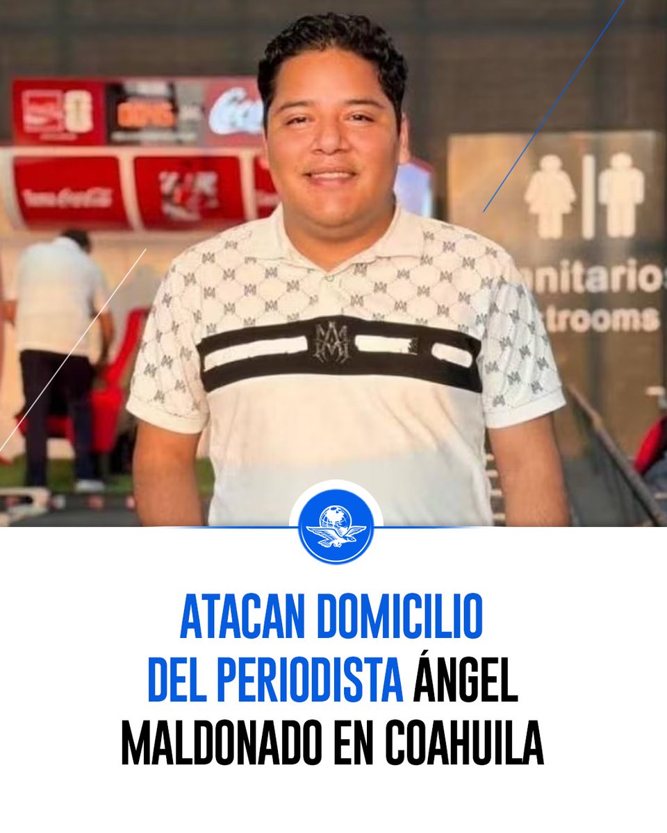 El_Universal_Mx's tweet photo. 🔴Intentan irrumpir en el domicilio del periodista Ángel Maldonado. 

Artículo 19 denunció que la agresión ocurrió pese a que el comunicador cuenta con medidas de protección federales

https://t.co/l3xsUB1fiK https://t.co/TQoRalJzuQ