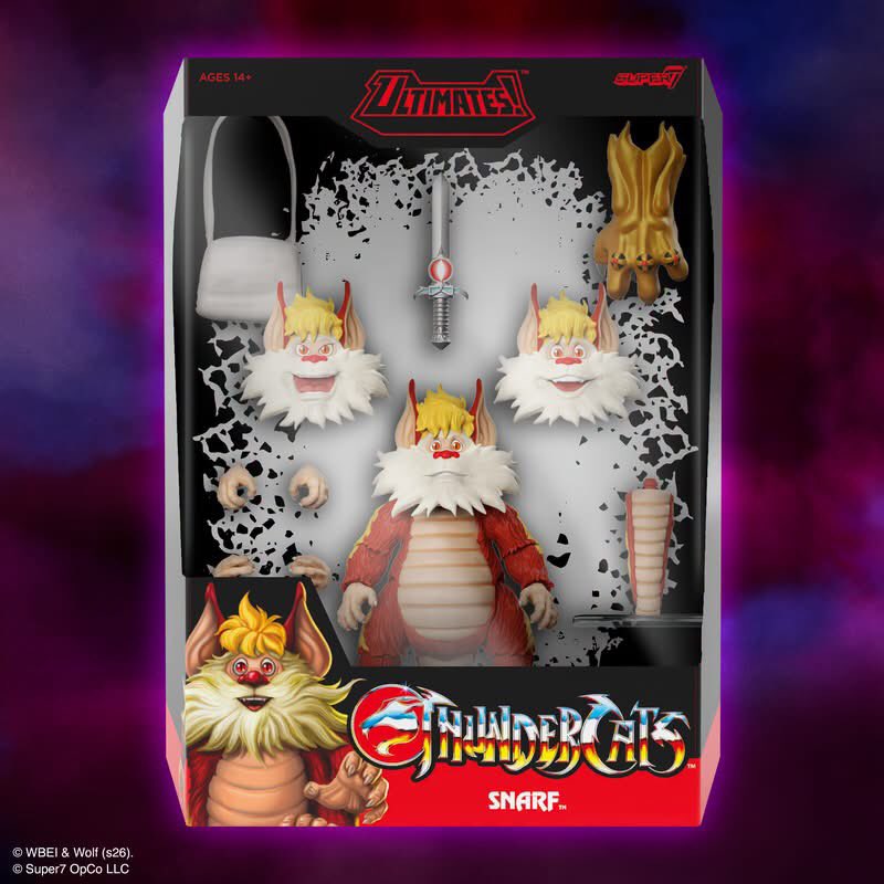 ThunderCatsUlt's tweet photo. Missed Snarf? He is back in stock with updated packaging! Get him here: https://t.co/YZ09mzKSH5
#super7ultimates #thundercats #snarf #wewantmorethundercats @super7store https://t.co/MqqU6f0o6N