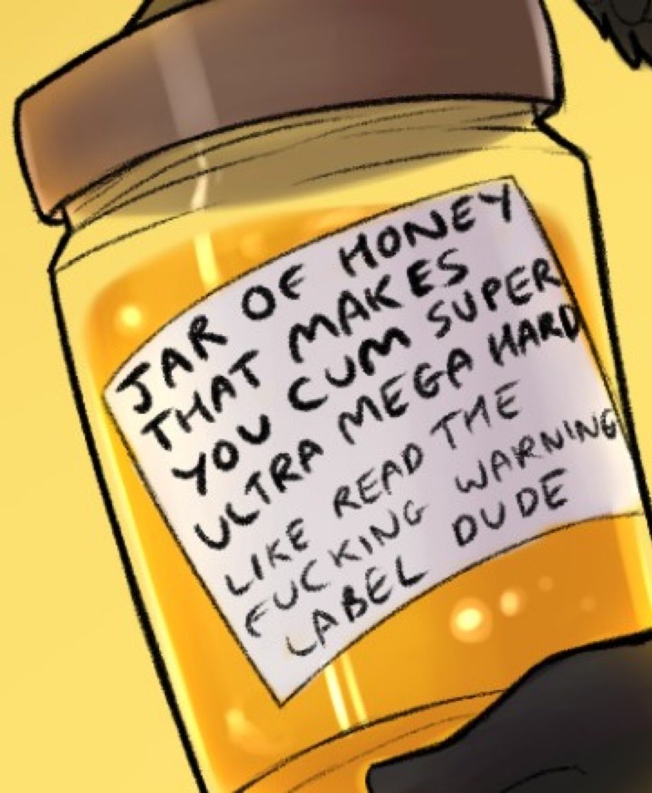PURPL3HUMAN2's tweet photo. “You know it’s funny! Green gave me some honey to go with some of the food she prepared!

It tastes pretty good…

Huh? Why would I need to read the label for?” https://t.co/qj6WOYfHn0