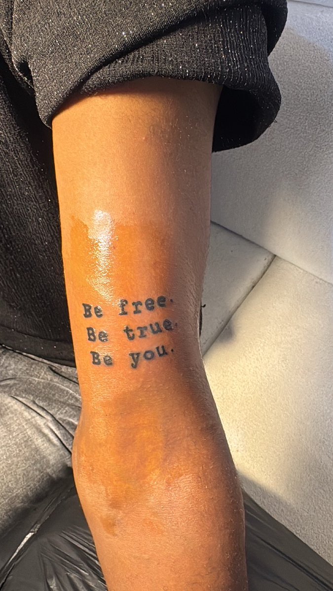 thefashygram's tweet photo. After 3 years, I finally got the tattoos I wanted. 

How does it look tho? 🤗 https://t.co/Zu3Dz5ac2N