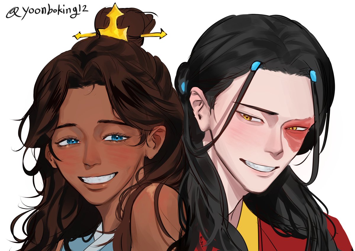 yoonboking12's tweet photo. #zutara #atla 
Hair change https://t.co/61r5POV9q6