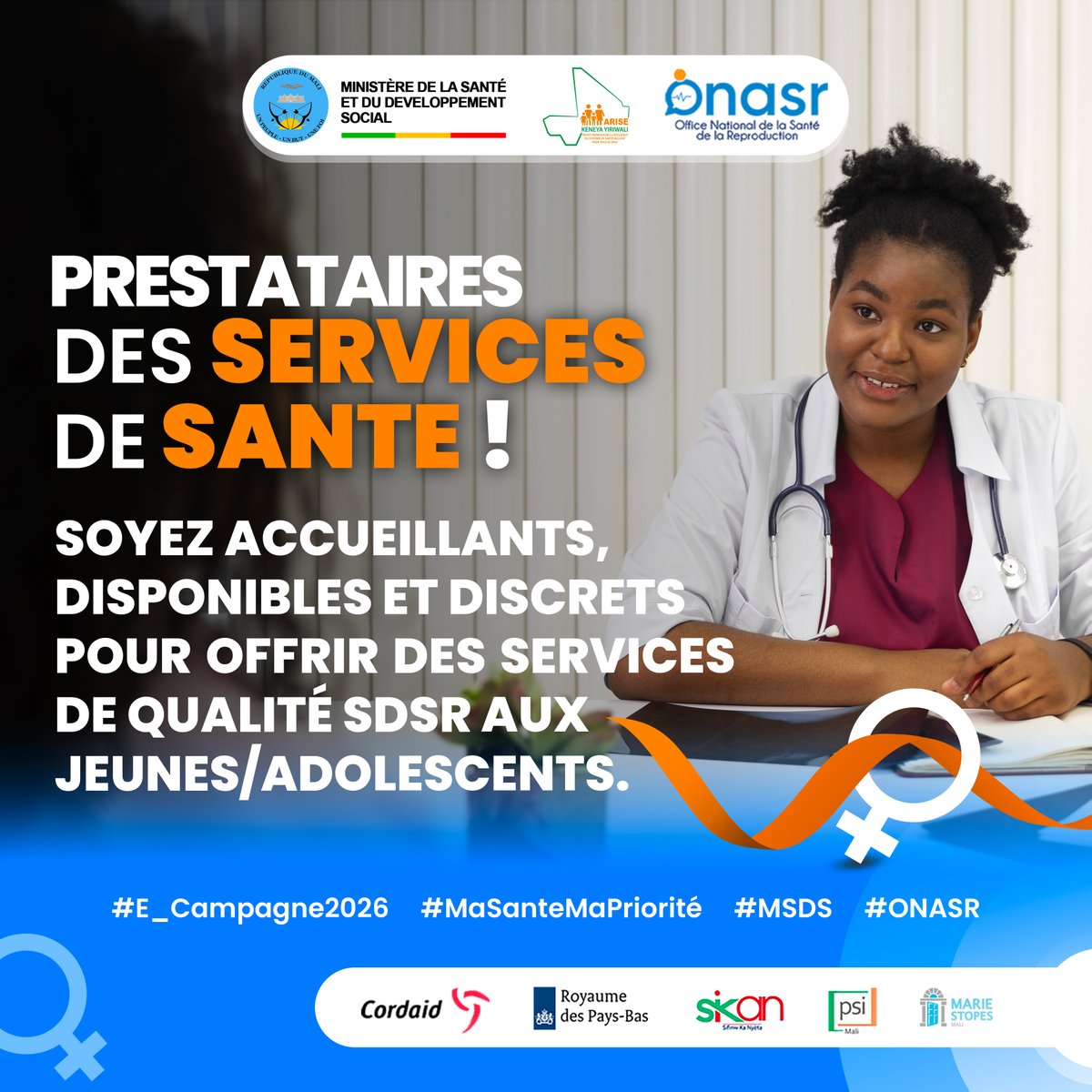 ONASR_MALI's tweet photo. https://t.co/3bCFxDyGHc https://t.co/oBFNWS4lUm et Jeunes, tous pour la promotion de nos Droits en Santé Sexuelle et Reproductive.
#E_Campagne2026
#MaSanteMaPriorite
#MSDS
#ONASR https://t.co/m96zM1JIml