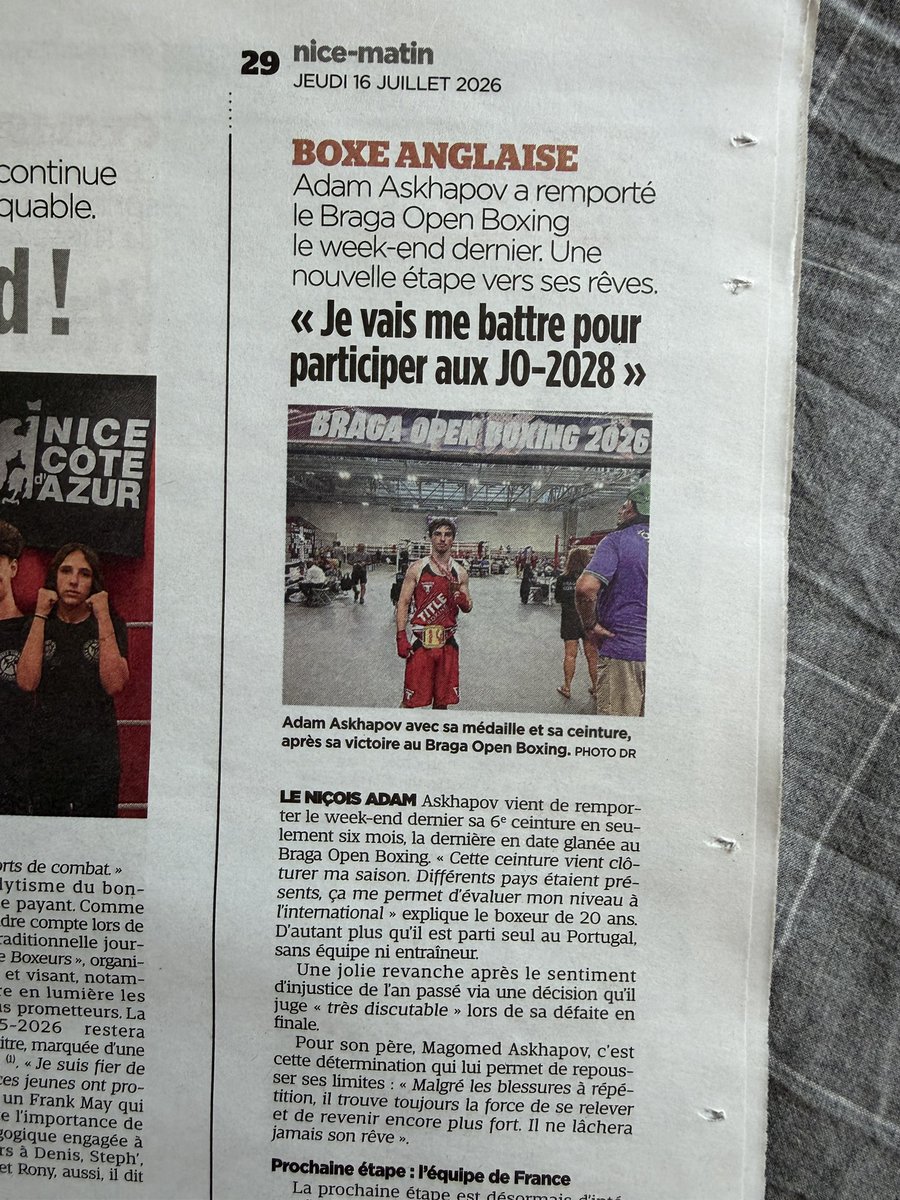 ex_Wayclub's tweet photo. Six mois. Neuf articles dans Nice-Matin.

Chaque article n’est pas seulement une reconnaissance de nos résultats sportifs.

C’est aussi la reconnaissance de plus de 15 années d’engagement de THEAGENE auprès de la jeunesse niçoise.

Aujourd’hui, les médias parlent non seulement de https://t.co/dmtp8d0aHY