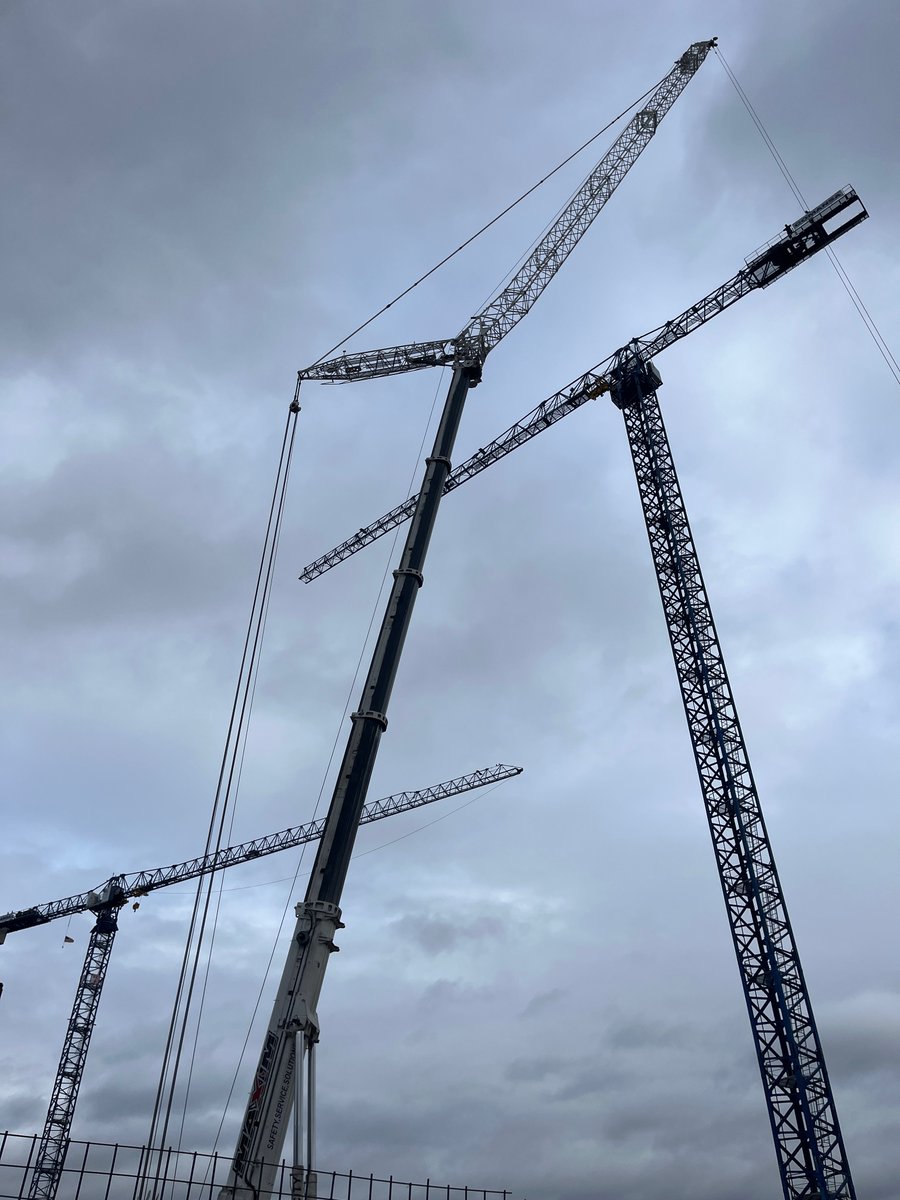 KentEngineer's tweet photo. Kent Crane completed a crane inspection for Andersen Construction during the erection of heavy-duty Linden Comansa 21LC 550 tower cranes in Clackamas, Oregon.

https://t.co/N2S0g3Tlwt

#craneinspector #craneinspections #seattle #bellevue #tacoma #kentcrane https://t.co/HGmsSdoLrP